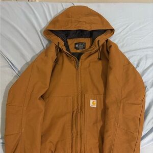 Carhartt Men's Tan Hooded Performance Jacket